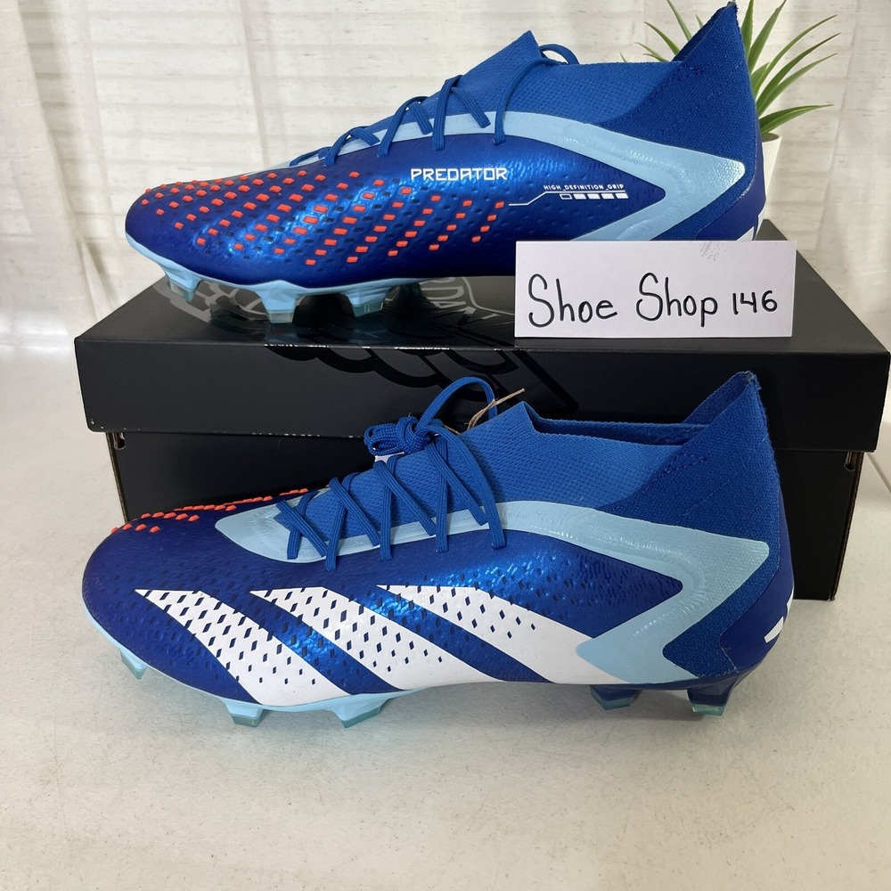 Adidas Predator Accuracy.1 FG Soccer Cleats Men's Size 10.5 GZ0038 Royal Blue